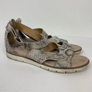 Sofft Snakeskin reptile sneaker sandals